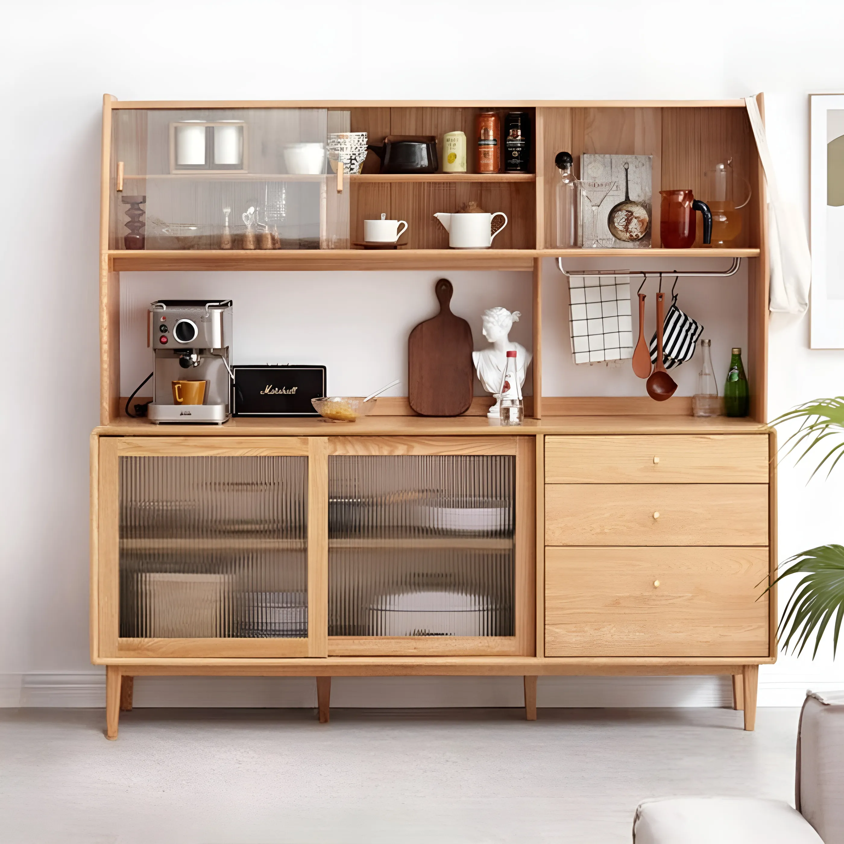 Kệ úp chén dĩa gỗ