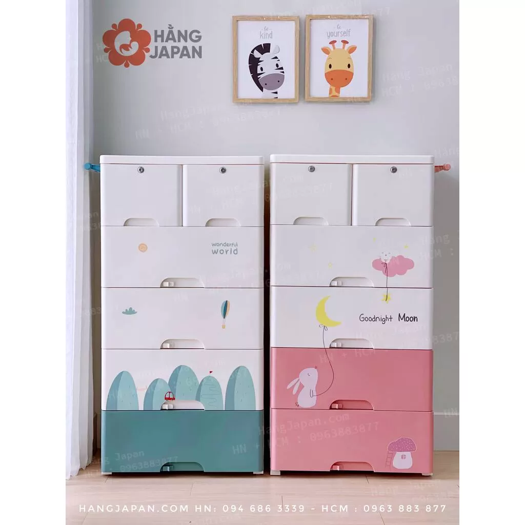 Tủ nhựa cao cấp 5 tầng